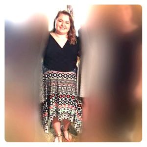 Avenue Geometric Hankercheif Dress [22/24]